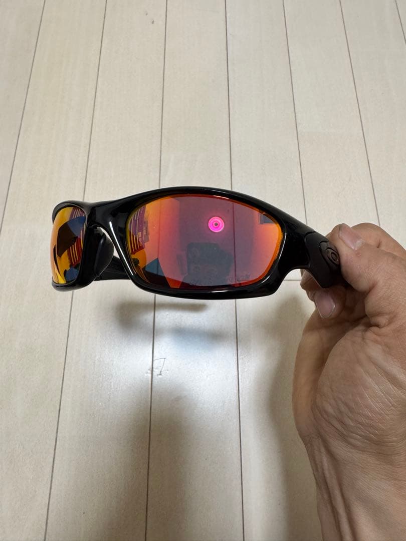 oaklay straightjacket ストレートジャケット　ルビーレンズ