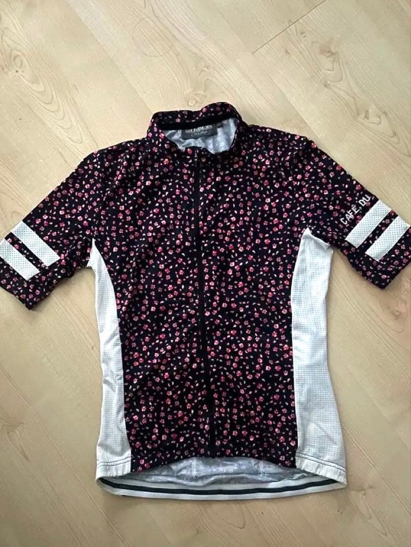 Café du Cycliste レディース　花柄サイクルジャージ