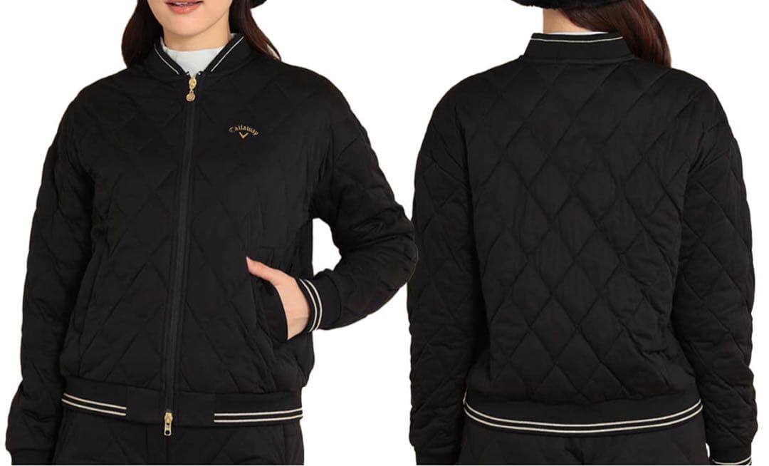 キャロウェイ スターストレッチ中綿ブルゾン レディース Callaway L