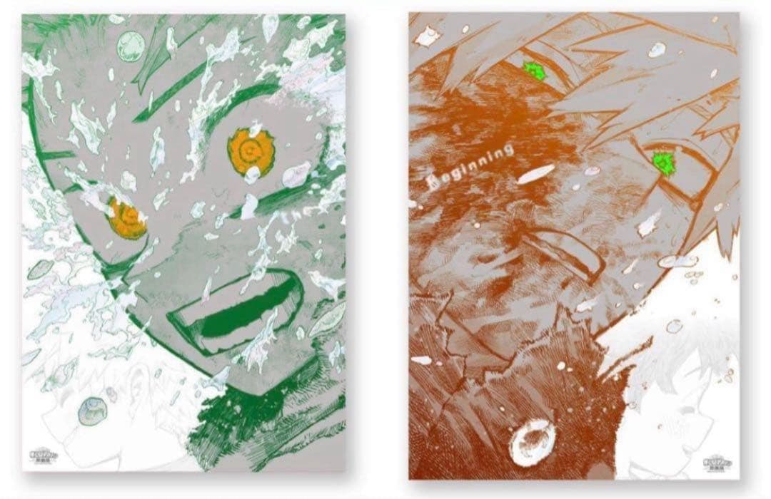 【新品未開封】ヒロアカ　原画展　A2アートポスター　The Beginning