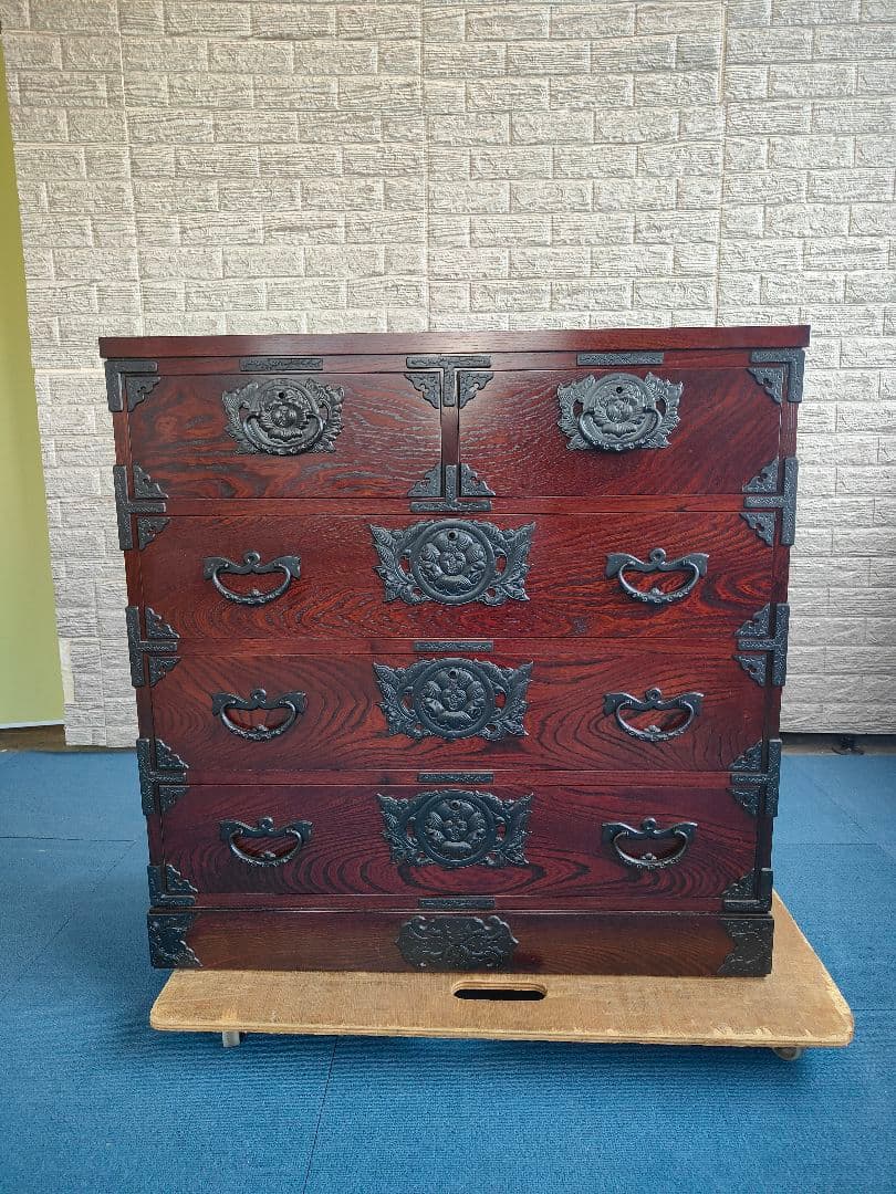 美品 岩谷堂箪笥 整理箪笥 4段 和箪笥 チェスト