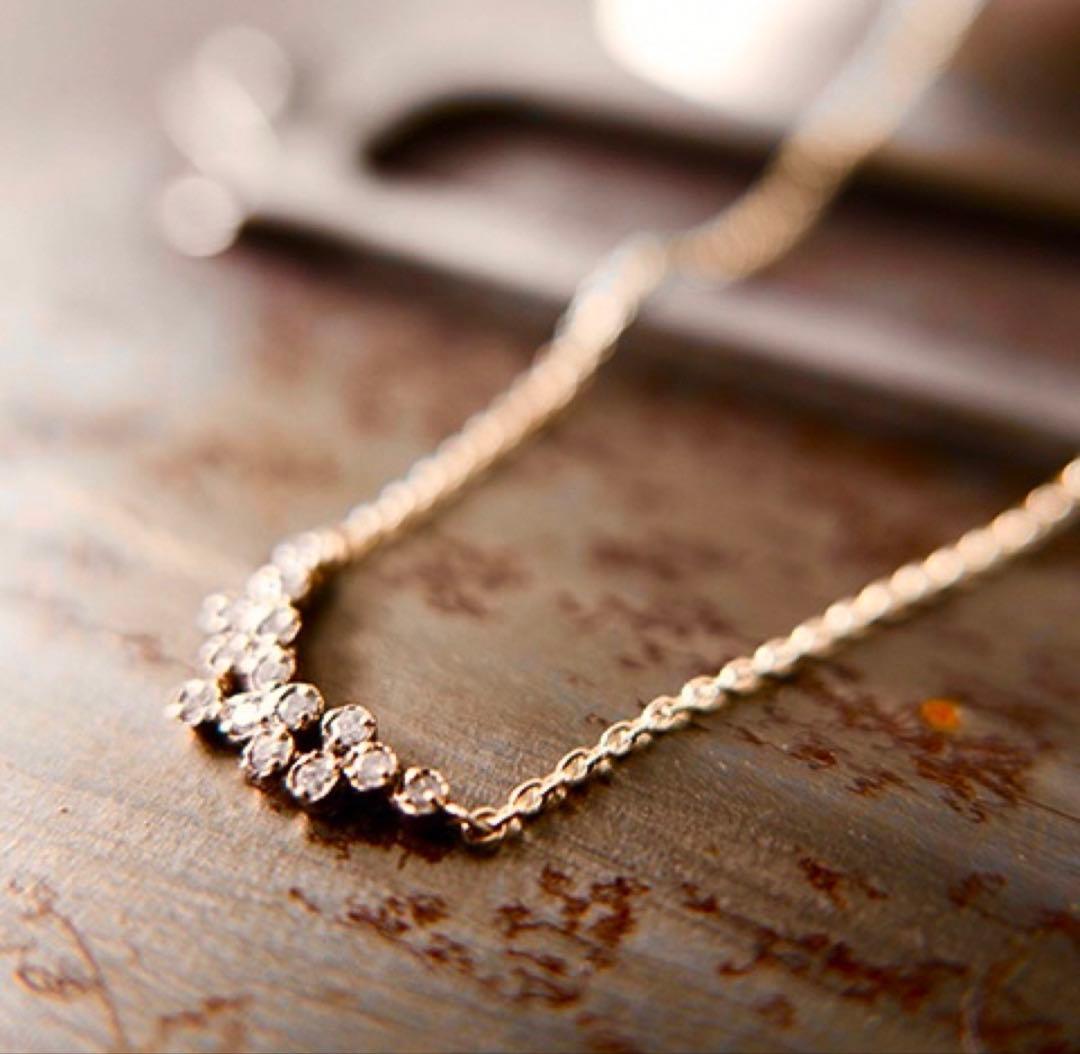 noguchi bijouノグチ ビジューネックレス YG×ブラウンダイヤモンド