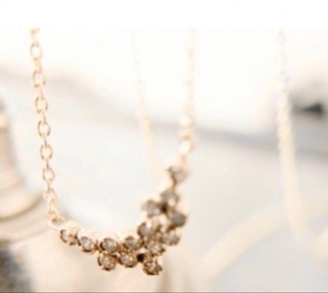 noguchi bijouノグチ ビジューネックレス YG×ブラウンダイヤモンド
