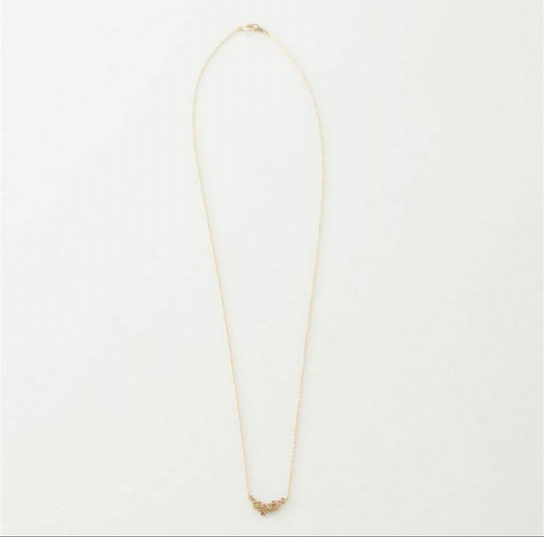 noguchi bijouノグチ ビジューネックレス YG×ブラウンダイヤモンド