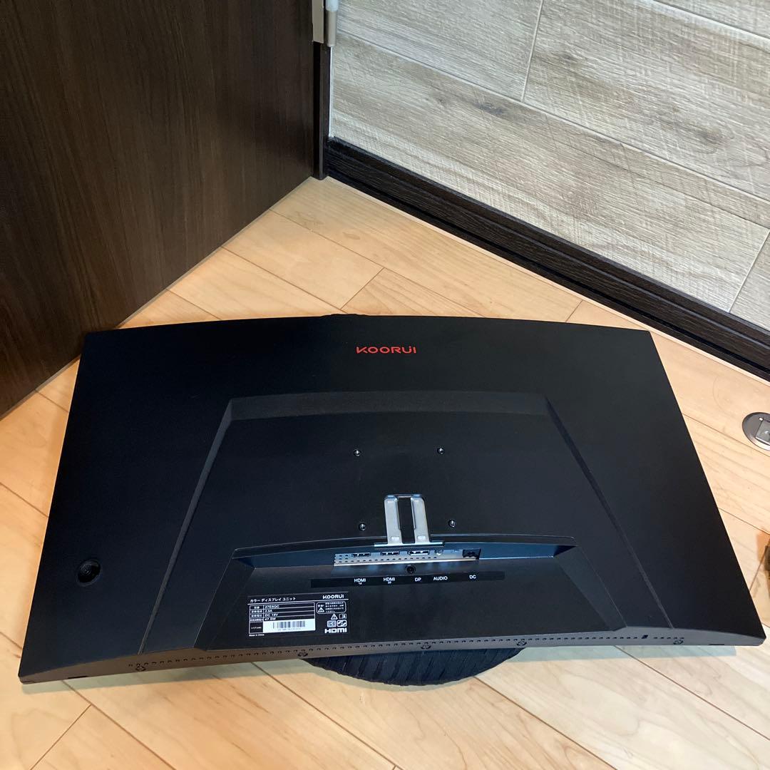 KOORUI 27E6QC 27インチ湾曲モニター HDMI DP搭載