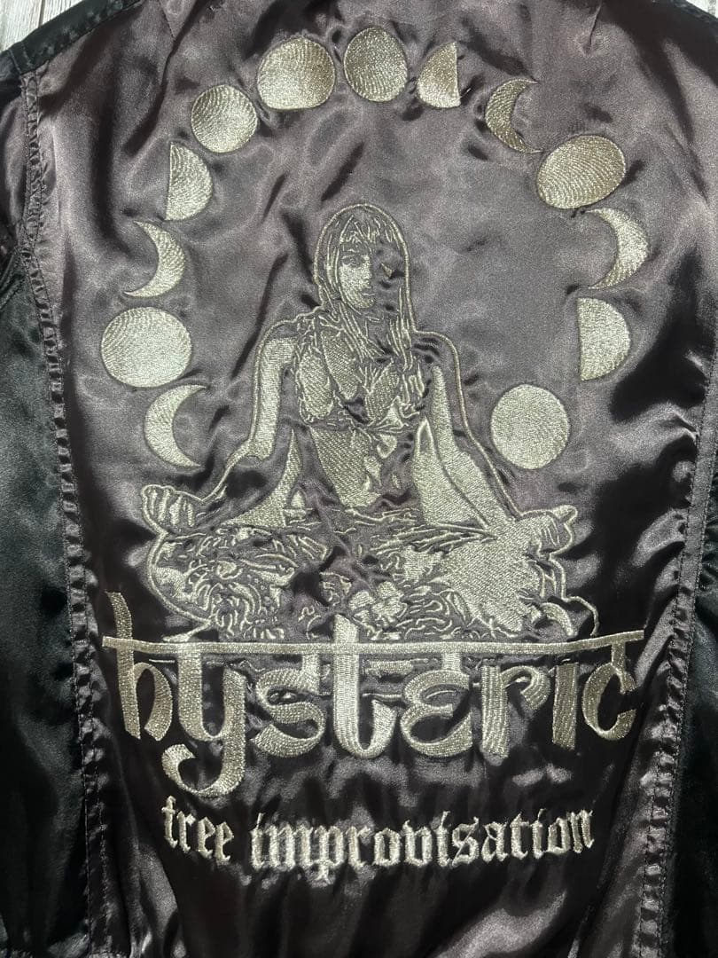 00s HYSTEIC GLAMOUR ガール 刺繍 短丈 スカジャン ムーン