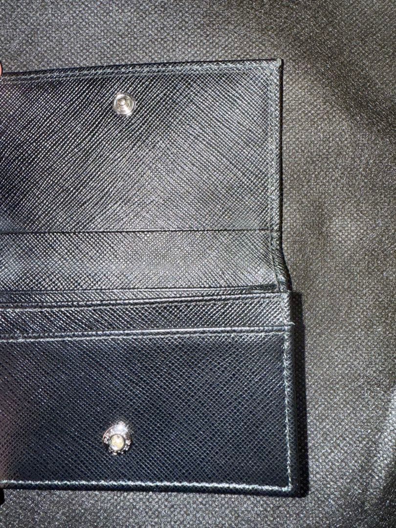 PRADA ブラックレザー 名刺入れ【週末限定セール】