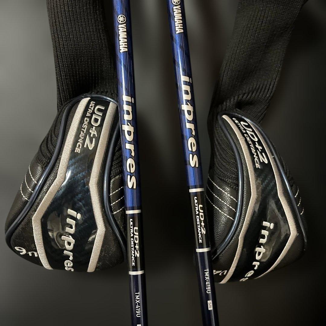 美品★ヤマハインプレス U4&U6 ユーティリティUD+2★2本セット★SR★