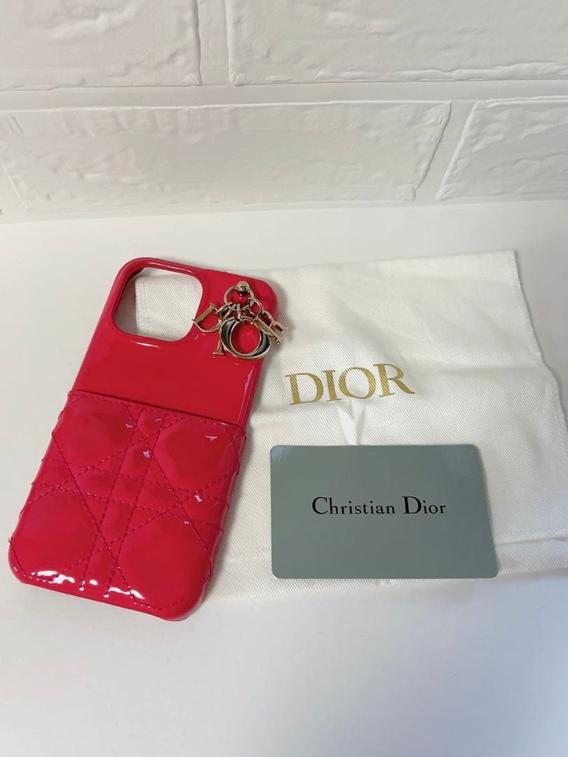 ディオールChristianDior iPhone14Pro ケース ピンク
