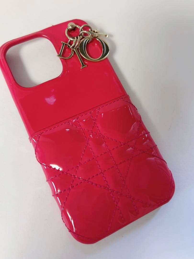 ディオールChristianDior iPhone14Pro ケース ピンク
