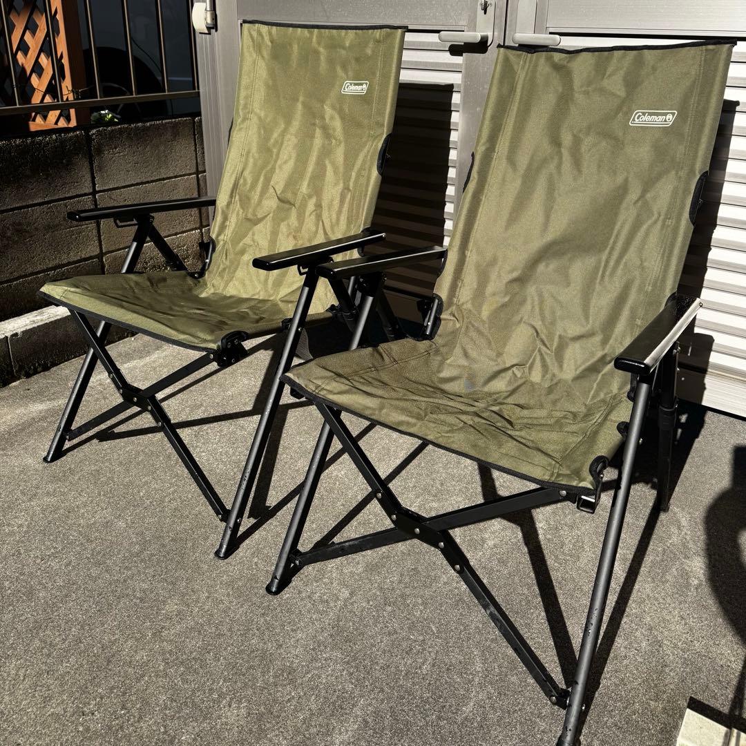 coleman レイチェア　オリーブ 2脚セット