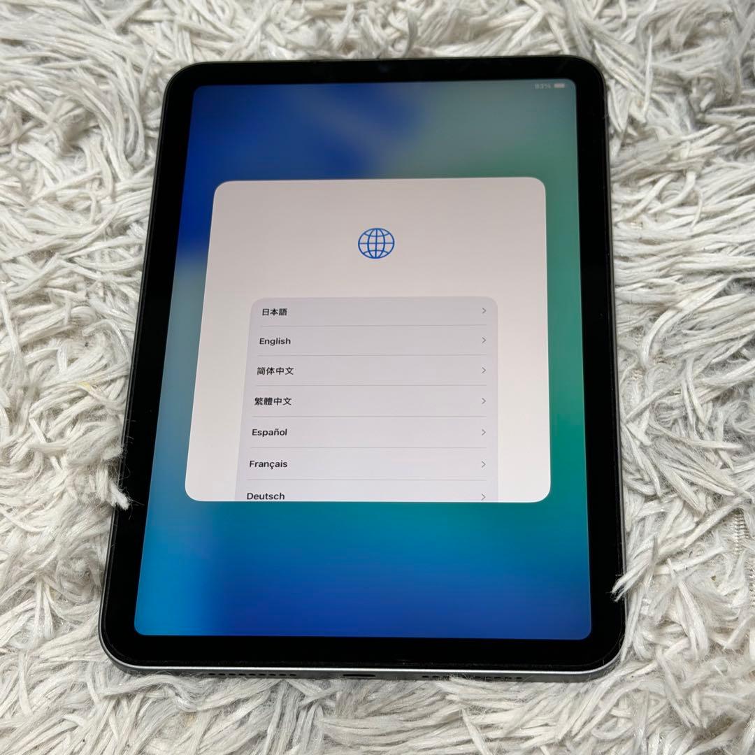 iPad mini 第6世代 Wi-Fiモデル スペースグレイ MK7M3J/A