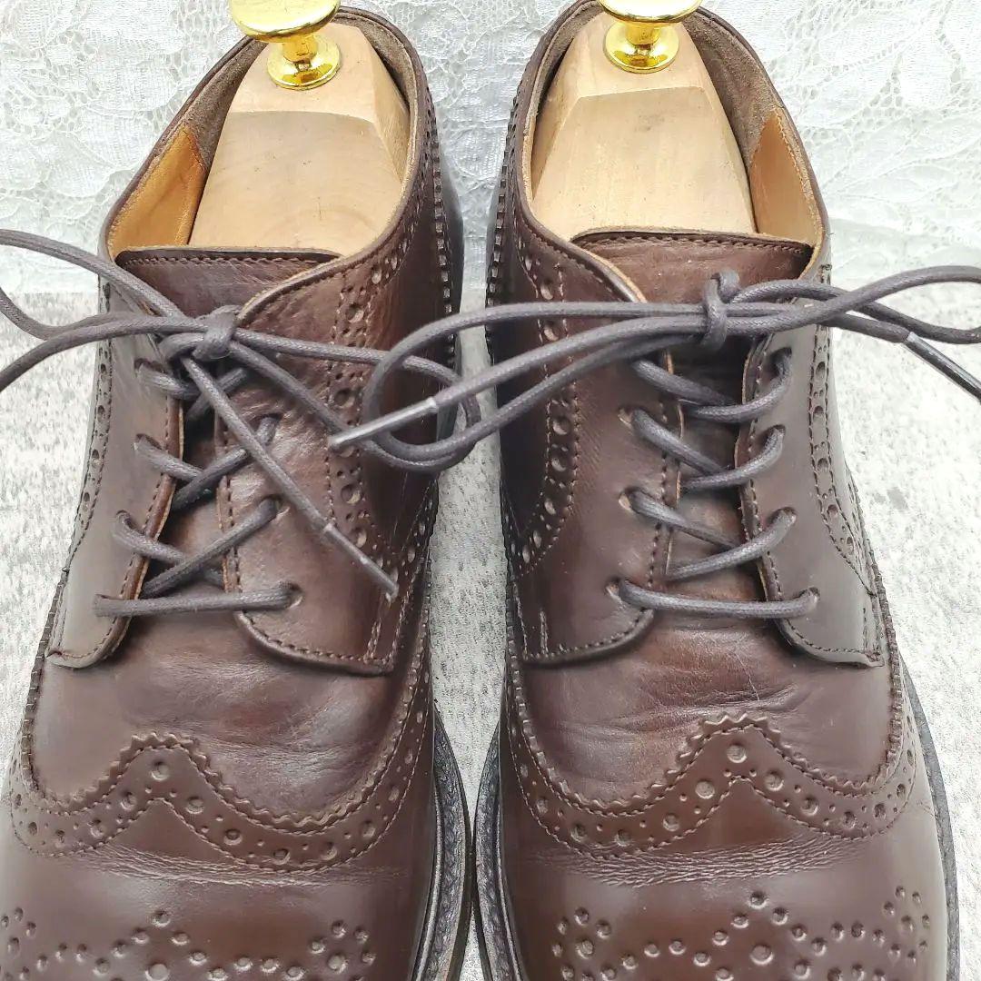 ✨ドリスヴァンノッテン✨ ブローグシューズ 23.5cm 濃茶 イタリア製 本革