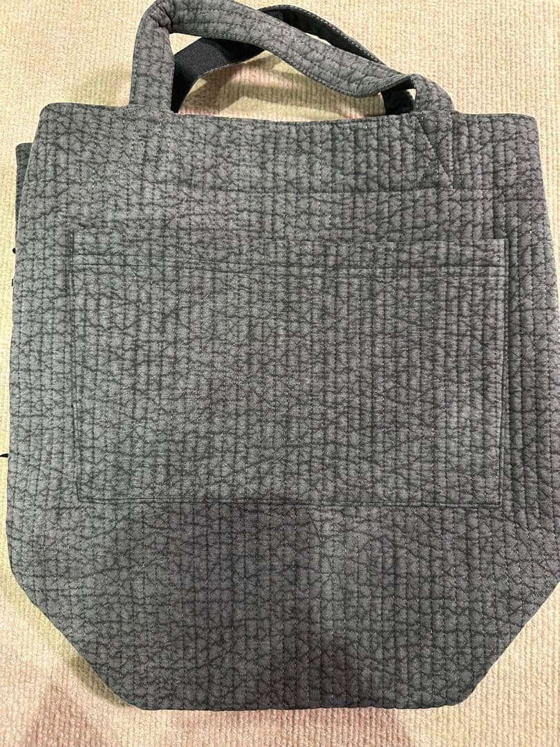 takt‼️ Gypsohila ❣️リボン装飾 エコバッグ グレー