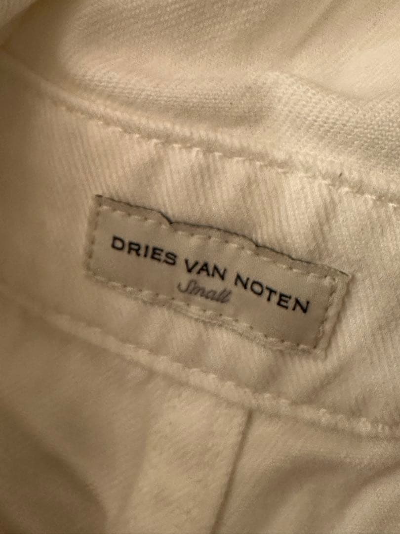 DRIES VAN NOTEN ホワイトオーバーオール