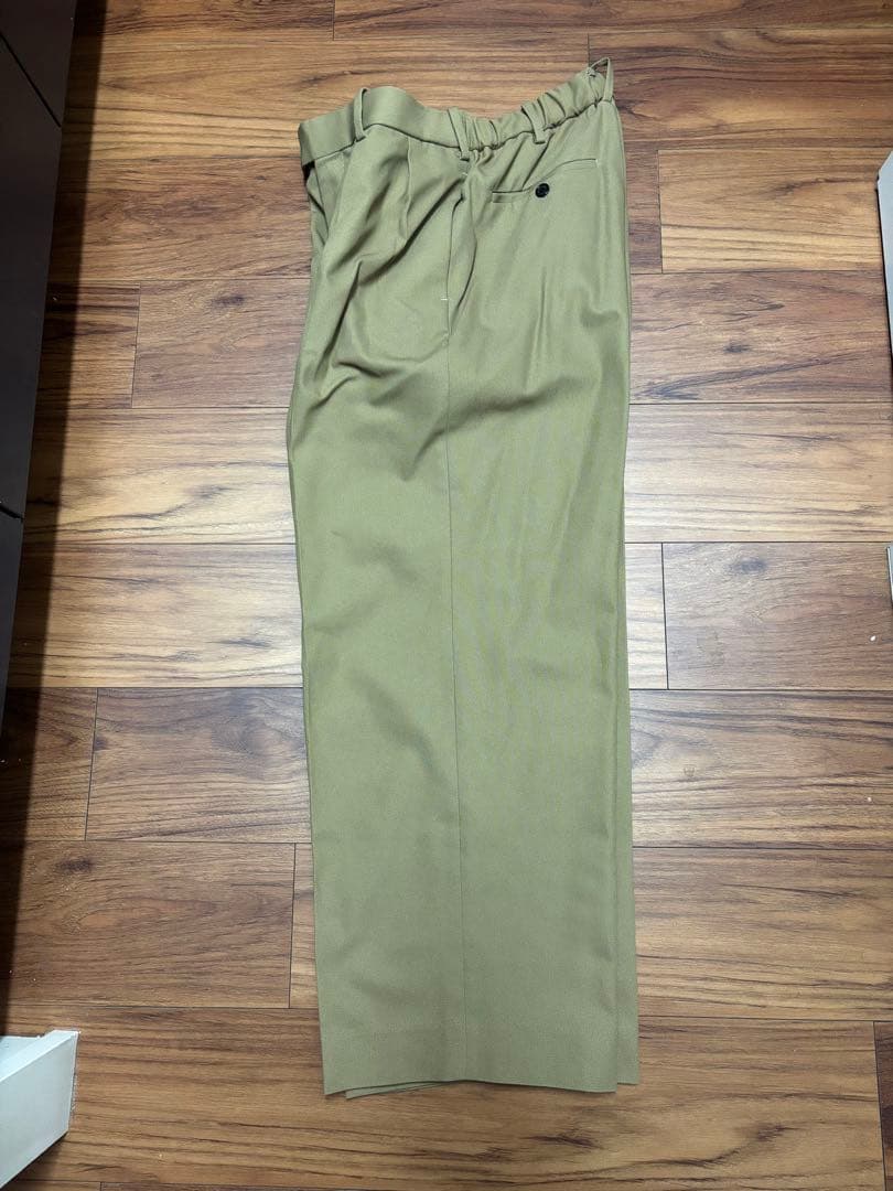 MARKAWAREチノ　ワイドパンツ