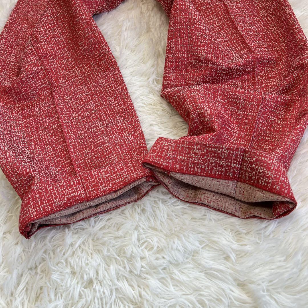 ✨美品✨ ドゥロワー カスリジャガードドロストパンツ シルク 近年 40