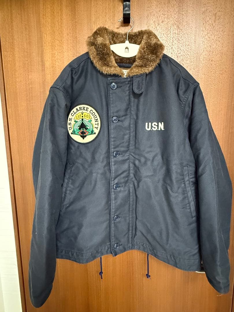 希少　ヒューストン HOUSTON N1デッキジャケット ミリタリー