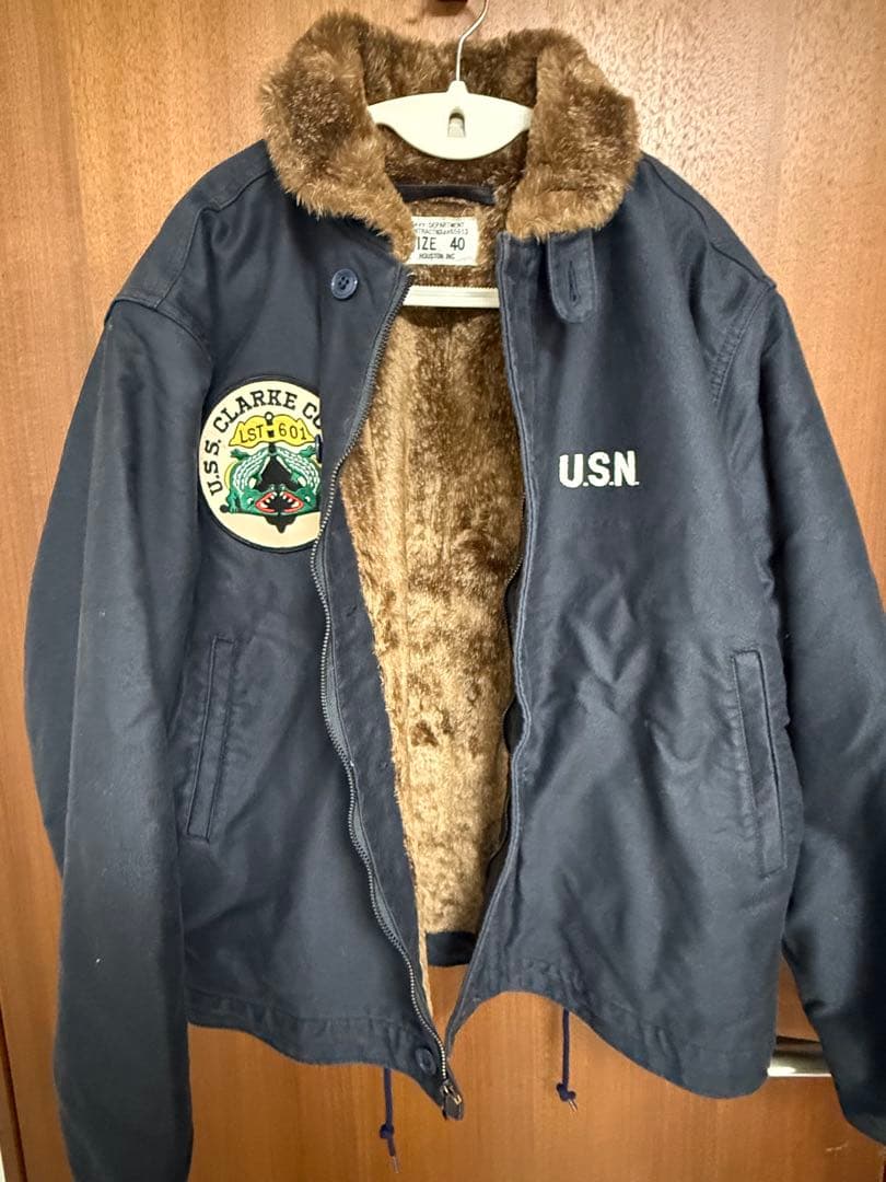 希少　ヒューストン HOUSTON N1デッキジャケット ミリタリー