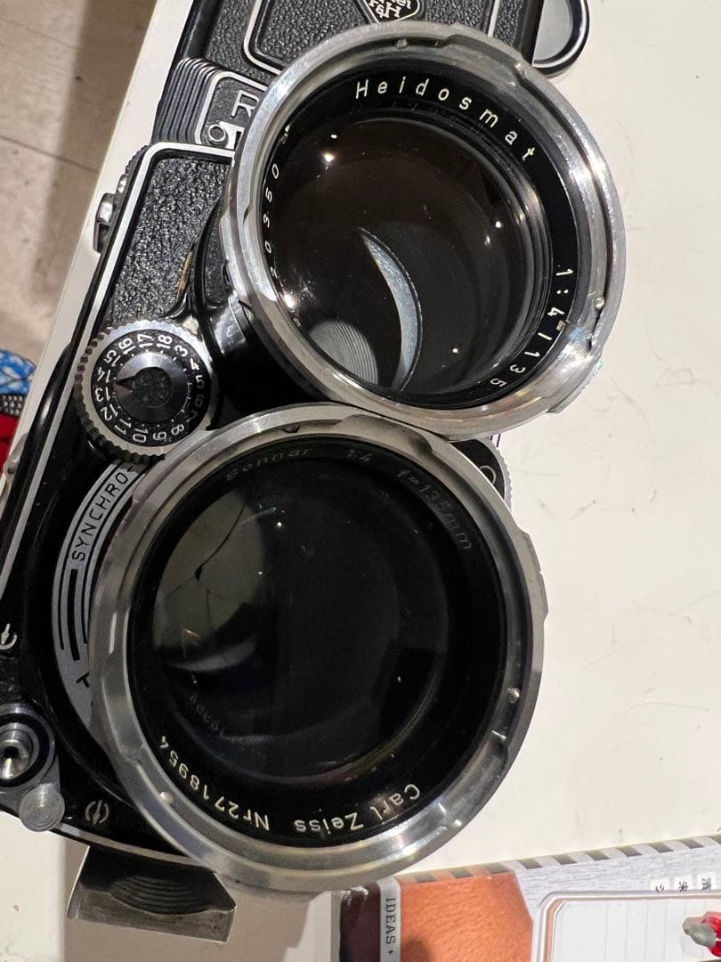 Rolleiflex ジャンク 二眼レフf＝135 部品取り。