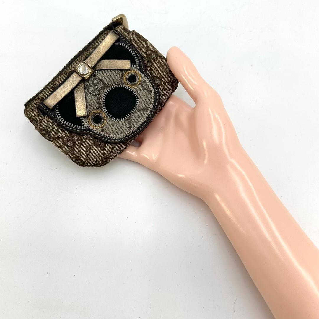 GUCCI グッチ GGキャンバス グッチョリ パグ ケース マルチケース