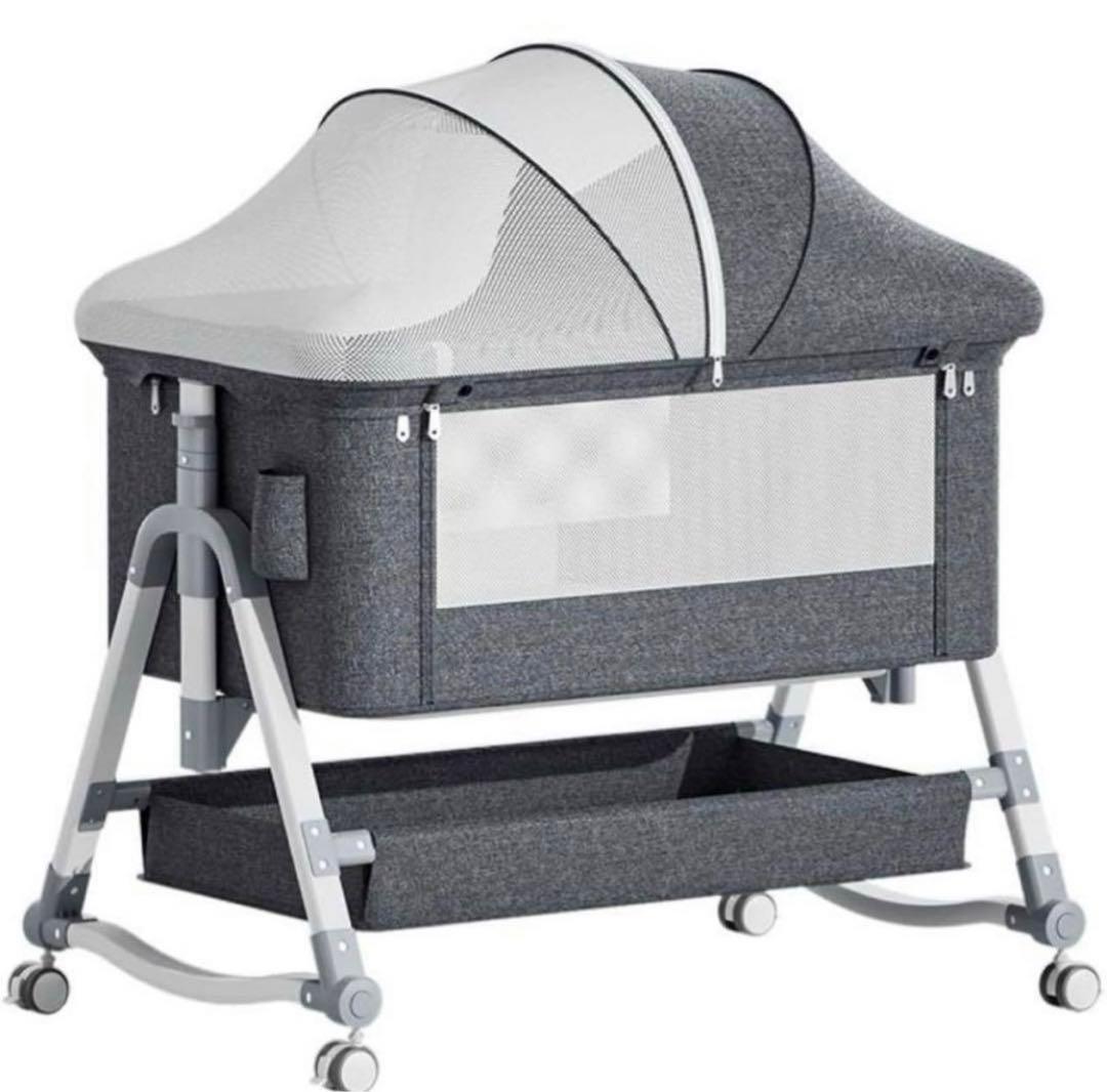 Vinona グレー ベビーベッド ◆おまけ付き◆