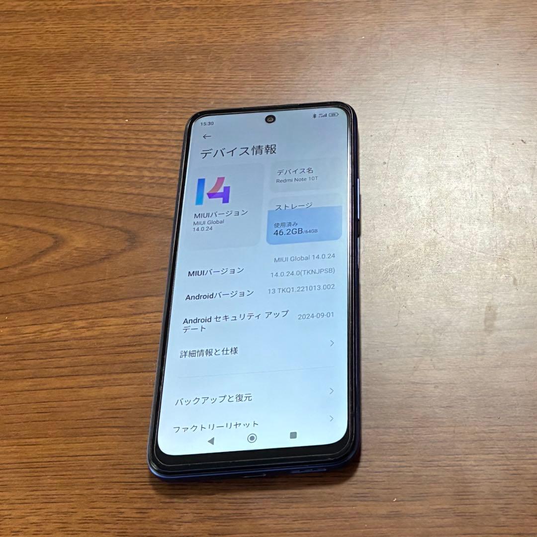 携帯電話本体 Xiaomi Redmi Note 10T