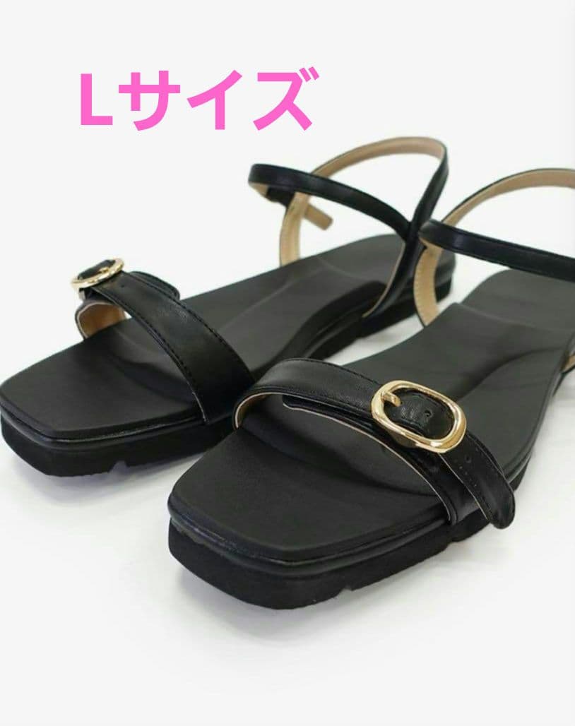 【試着のみ・美品】ラクバキ　Racbaki ラインサンダル　Lサイズ