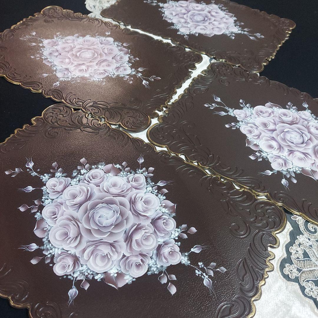 トールペイント ランチョンマット４枚組