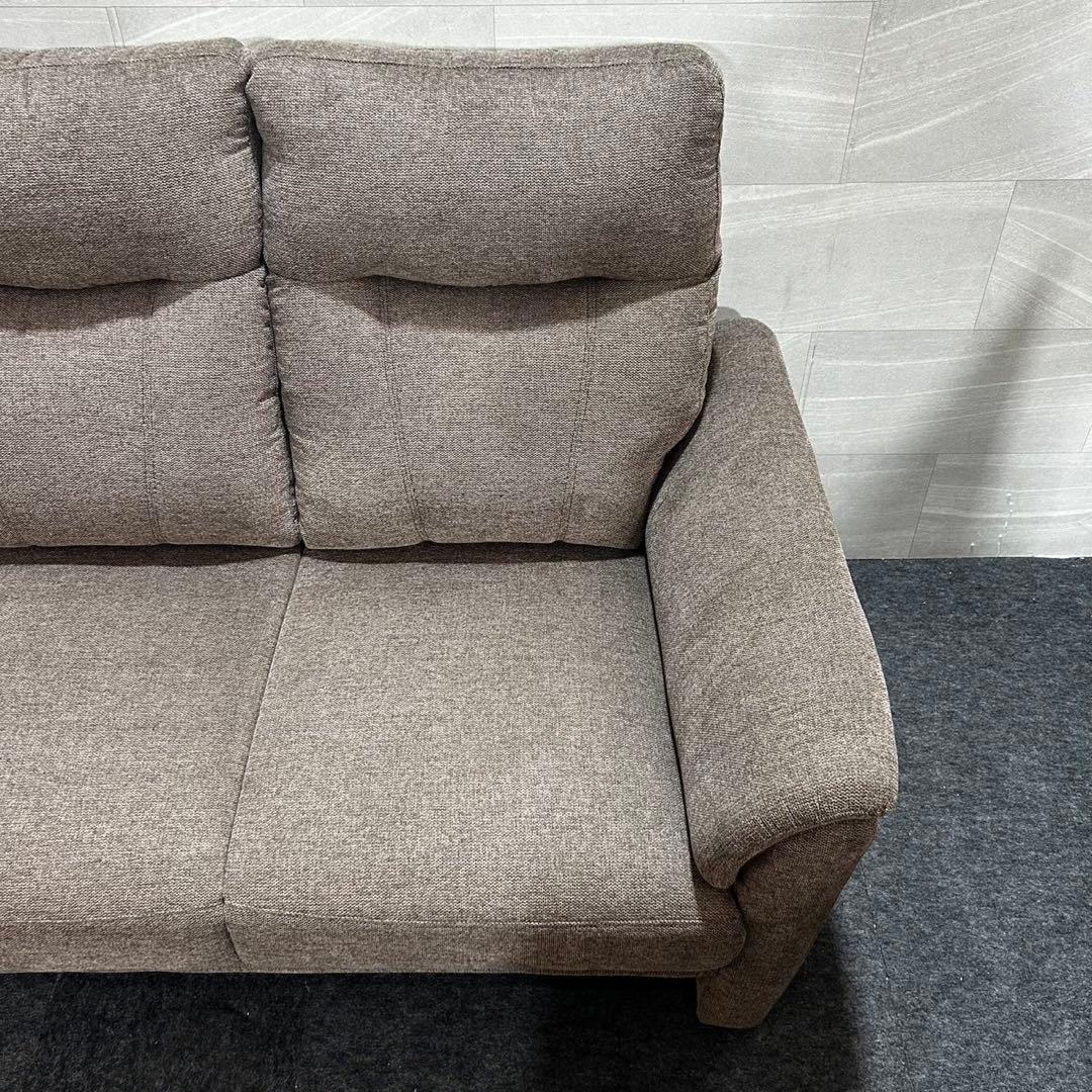 NITORI ソファ 3人掛け 布張り ナルタ シンプル 家具 d4620