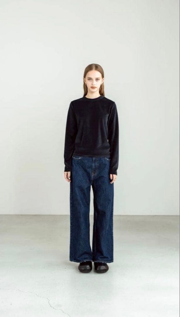 soyy. velourT long ネイビー　size0