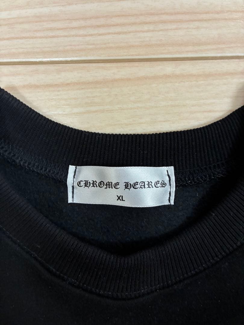 CHROME HEARTS ブラック スウェットトレーナー