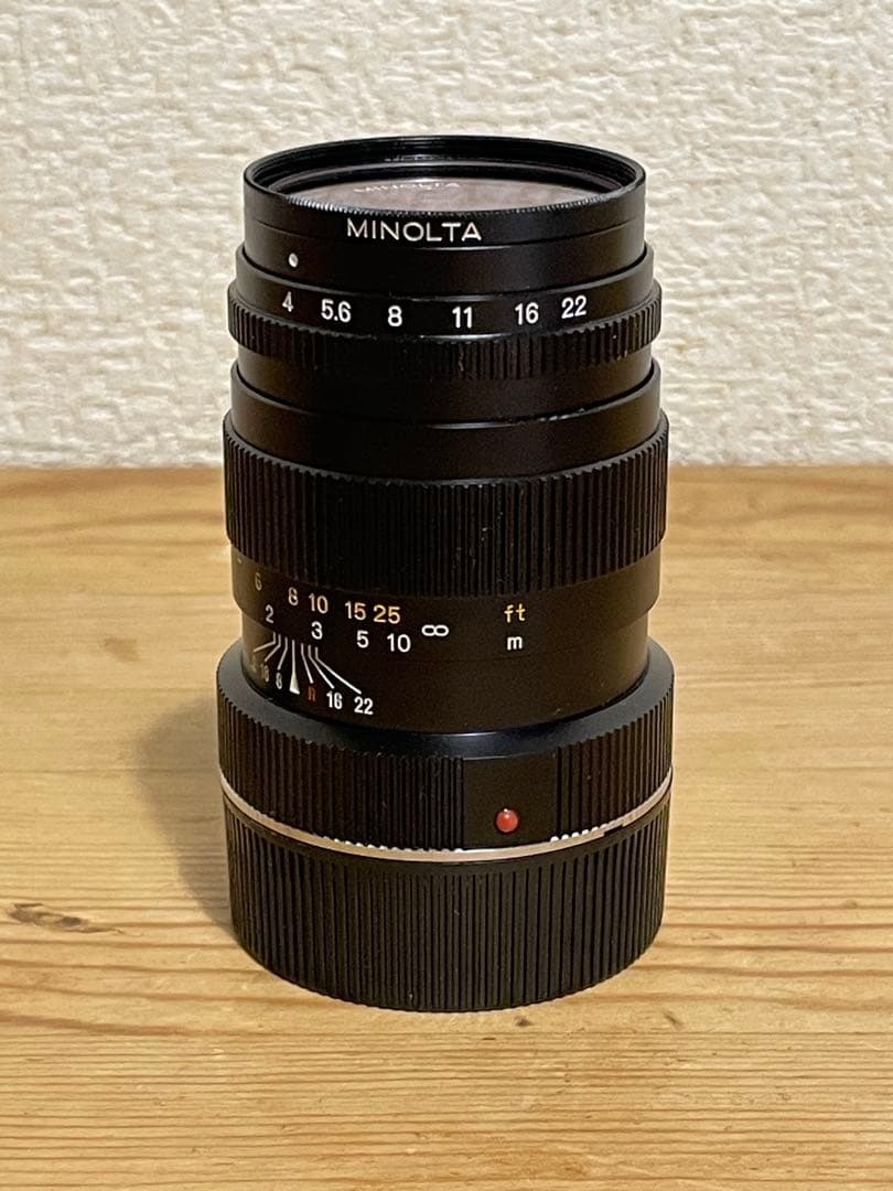美品MマウントMINOLTA M-ROKKOR 90mm f/4 ミノルタレンズ