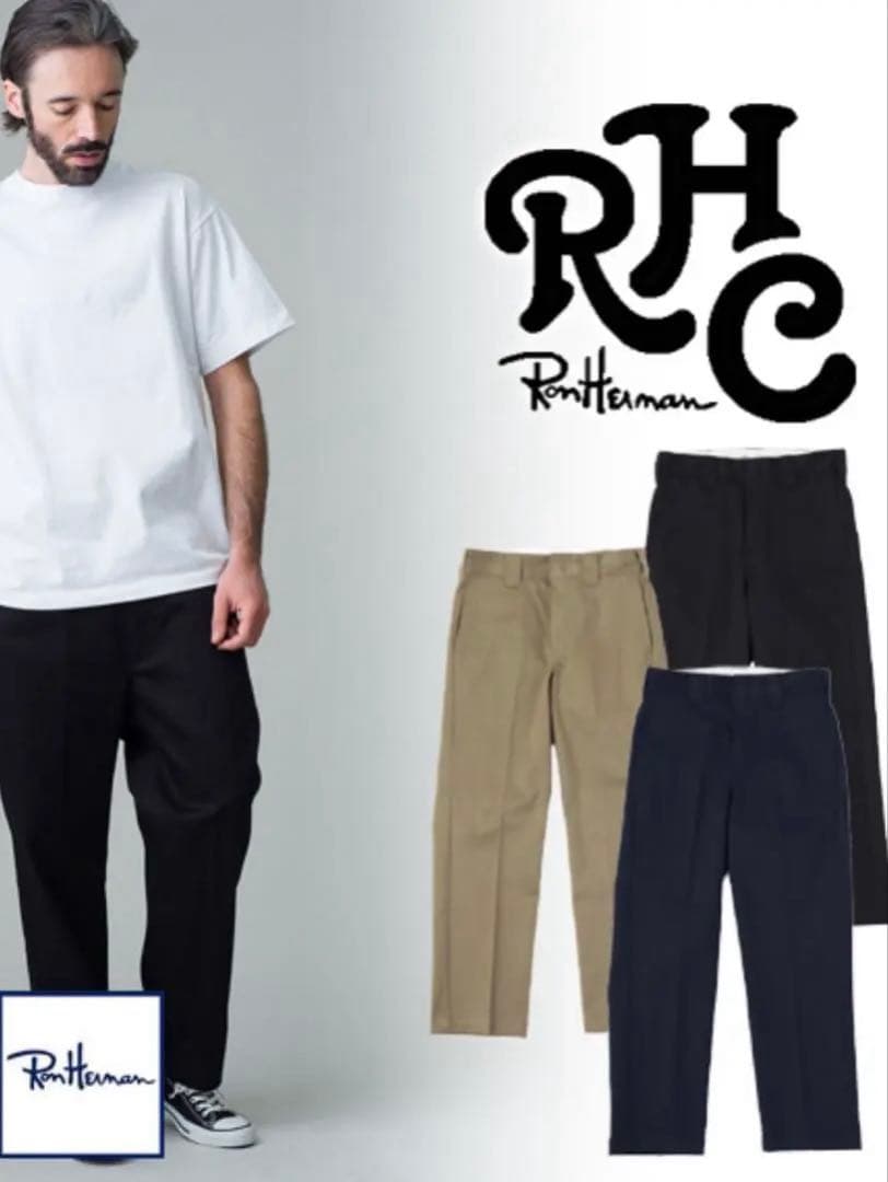 新品別注ロンハーマンRHC × ディッキーズ / ストレッチワークパンツ　OVY