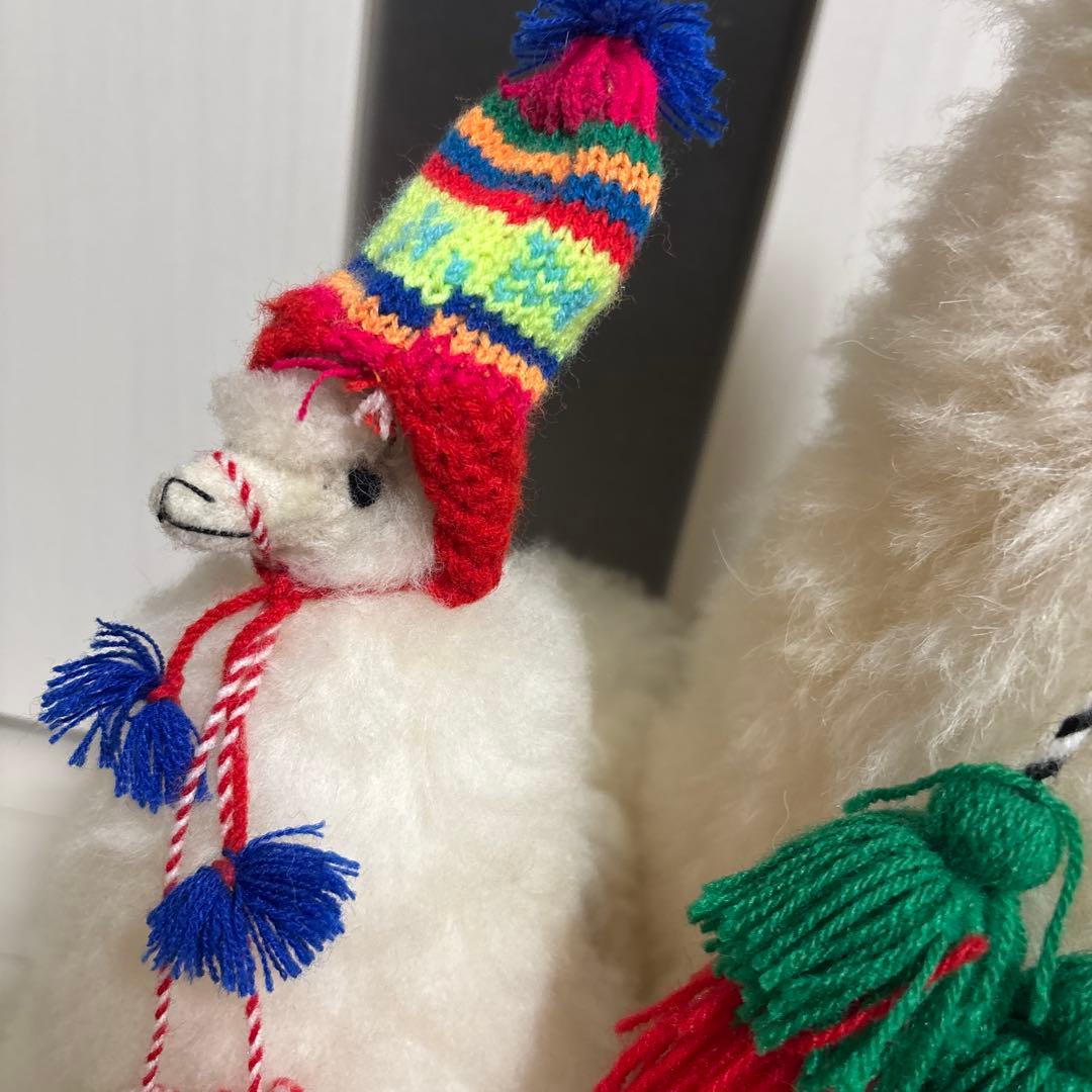 アルパカ　置物　ぬいぐるみ