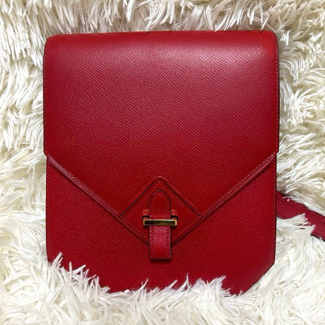 エルメス THULE スーリーショルダーバッグ ルージュ クシュベル