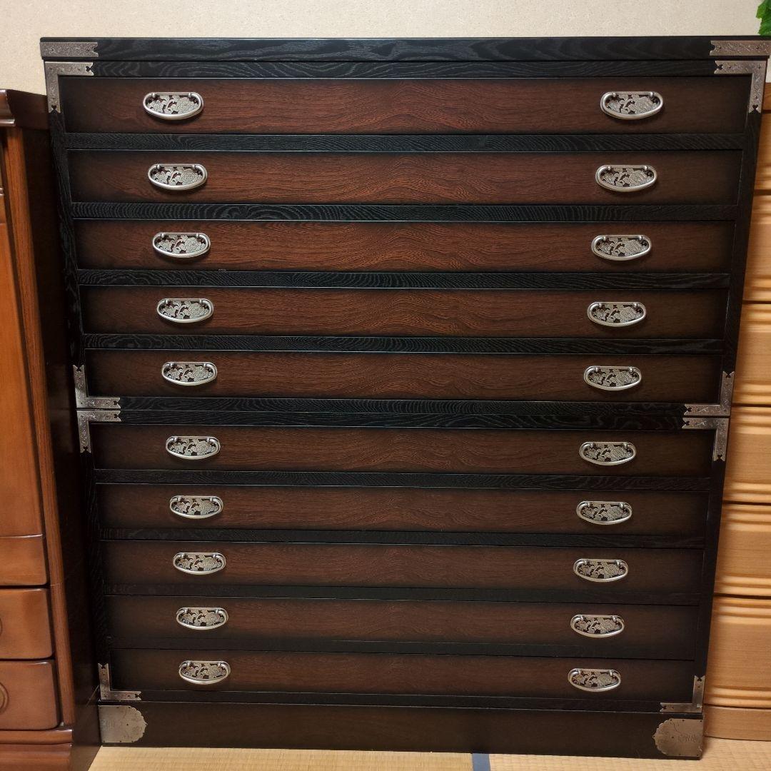 木製衣類収納ケース 10引き出し