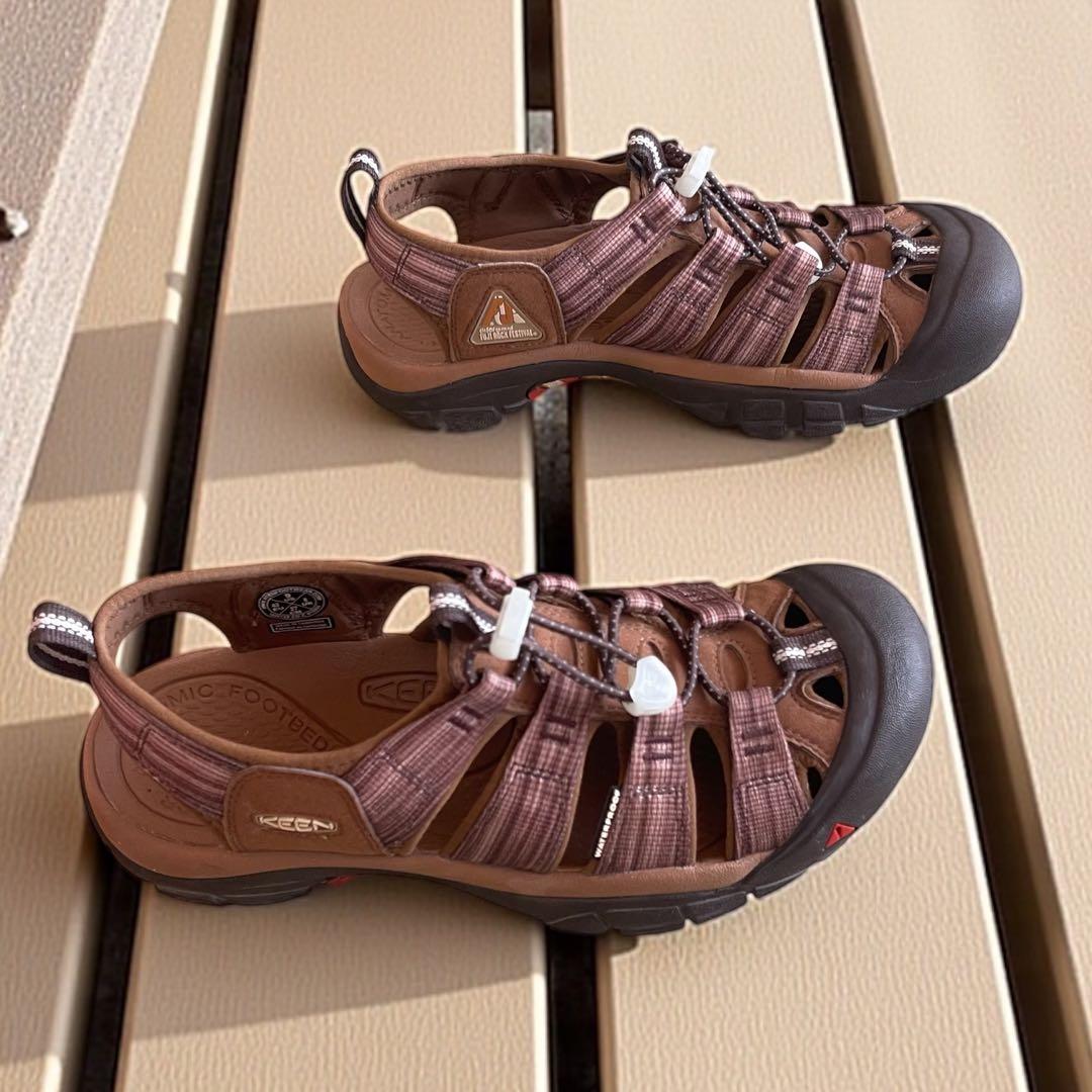 美品 KEEN MEN NEWPORT RETRO フジロックモデル