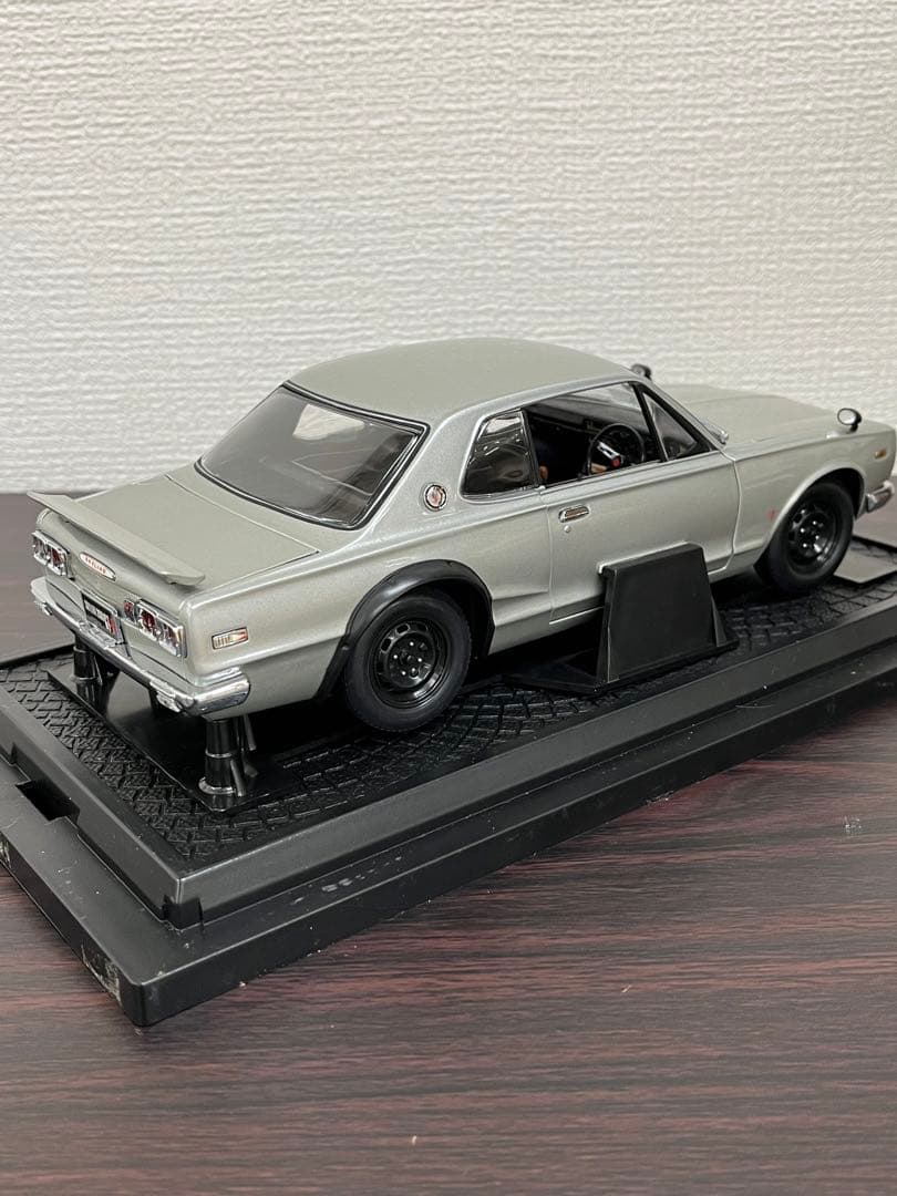 京商Nissan Skyline ハコスカGTR 1/18 シルバー