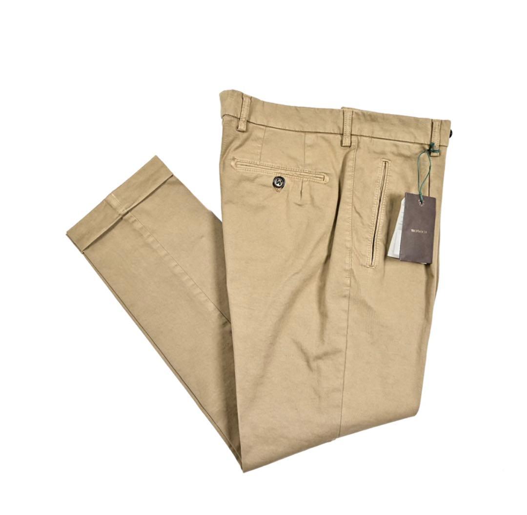 【新品】ベルウィッチ BERWICH スラックス ワンタック チノパンツ　48
