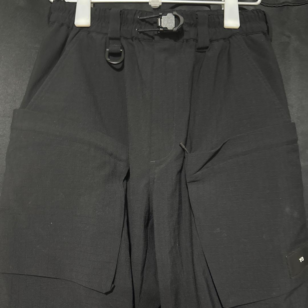 Y-3 ブラック カーゴパンツ
