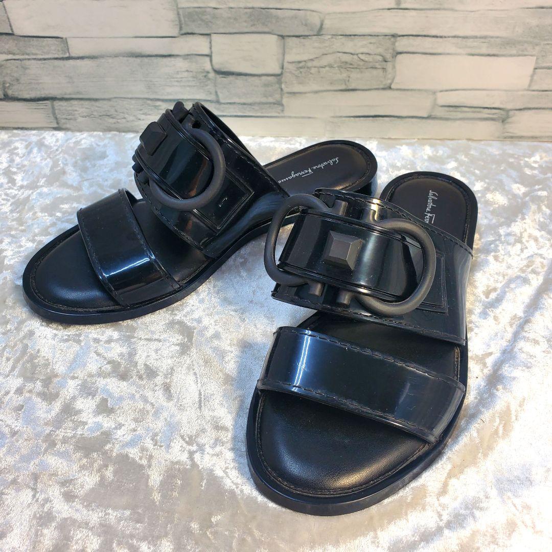 【美品】✨サルヴァトーレフェラガモ 23.5 TARYN サンダル ガンチーニ