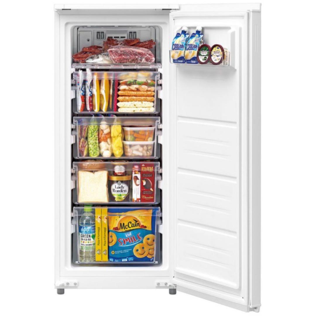 【柳川屋】SHARP冷凍庫 FJ-HF13H-W 126L 2022年製