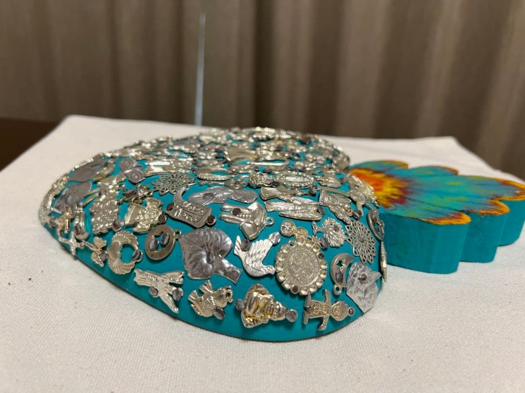 メキシコ　Mexico ミラグロ　壁掛けインテリア　ハートモチーフ