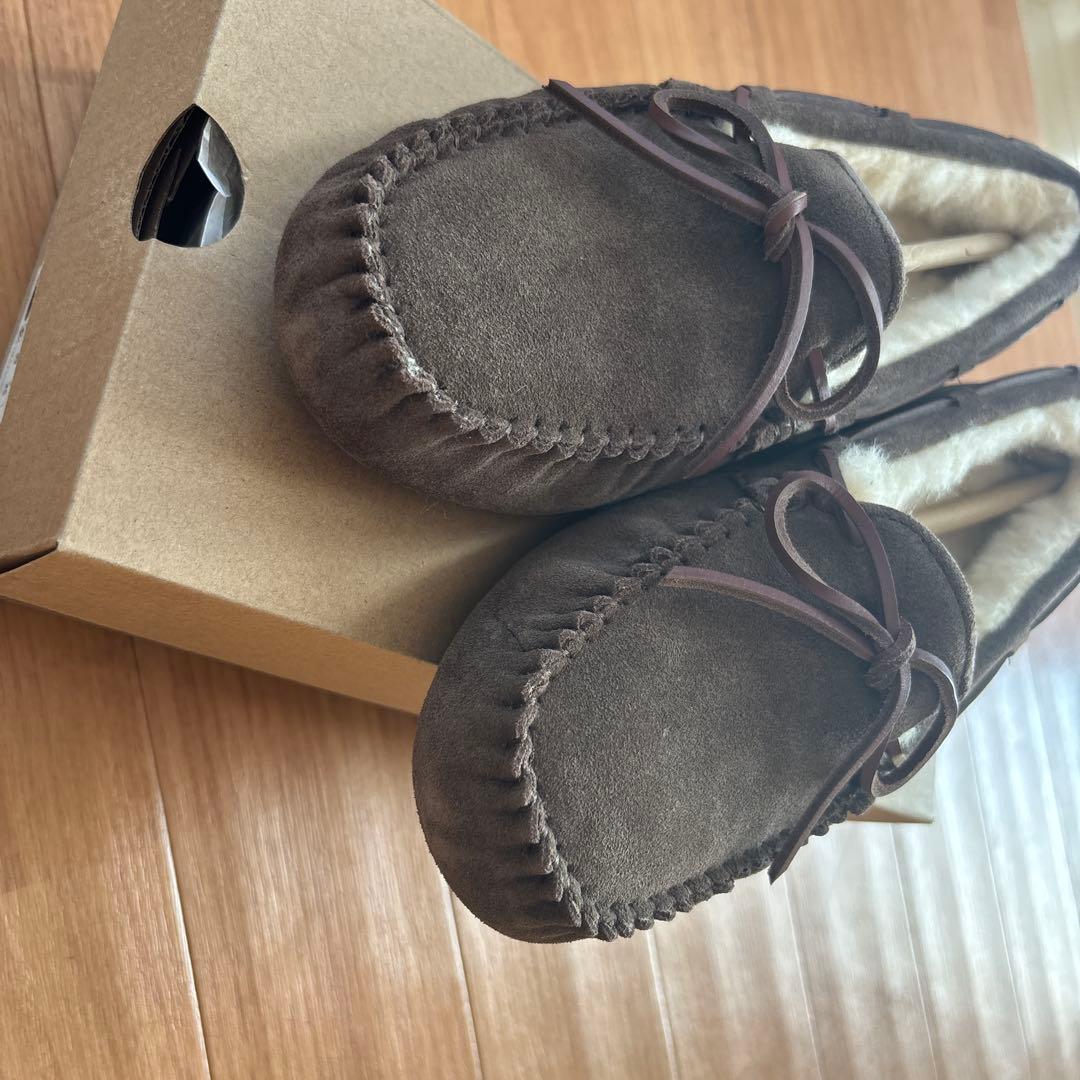 UGGアグレディースDAKOTAダコタ ブラウン モカシン 25アウトレット新品