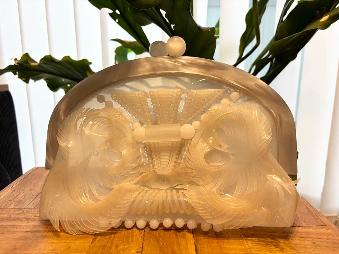 Mame Kurogouchi がま口クラッチバッグ