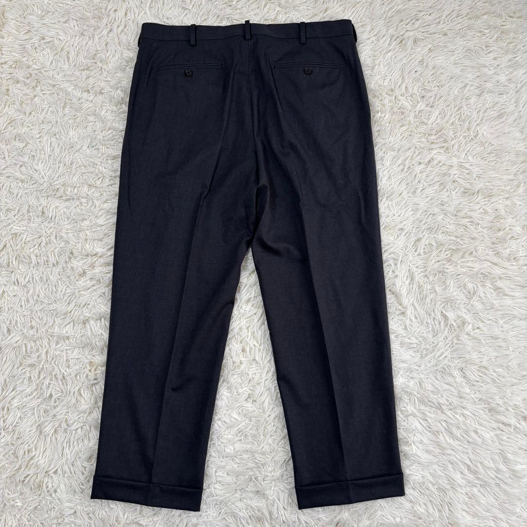 ユニクロ セットアップ スーツ ストレッチウール 背抜き 52 ダークグレー