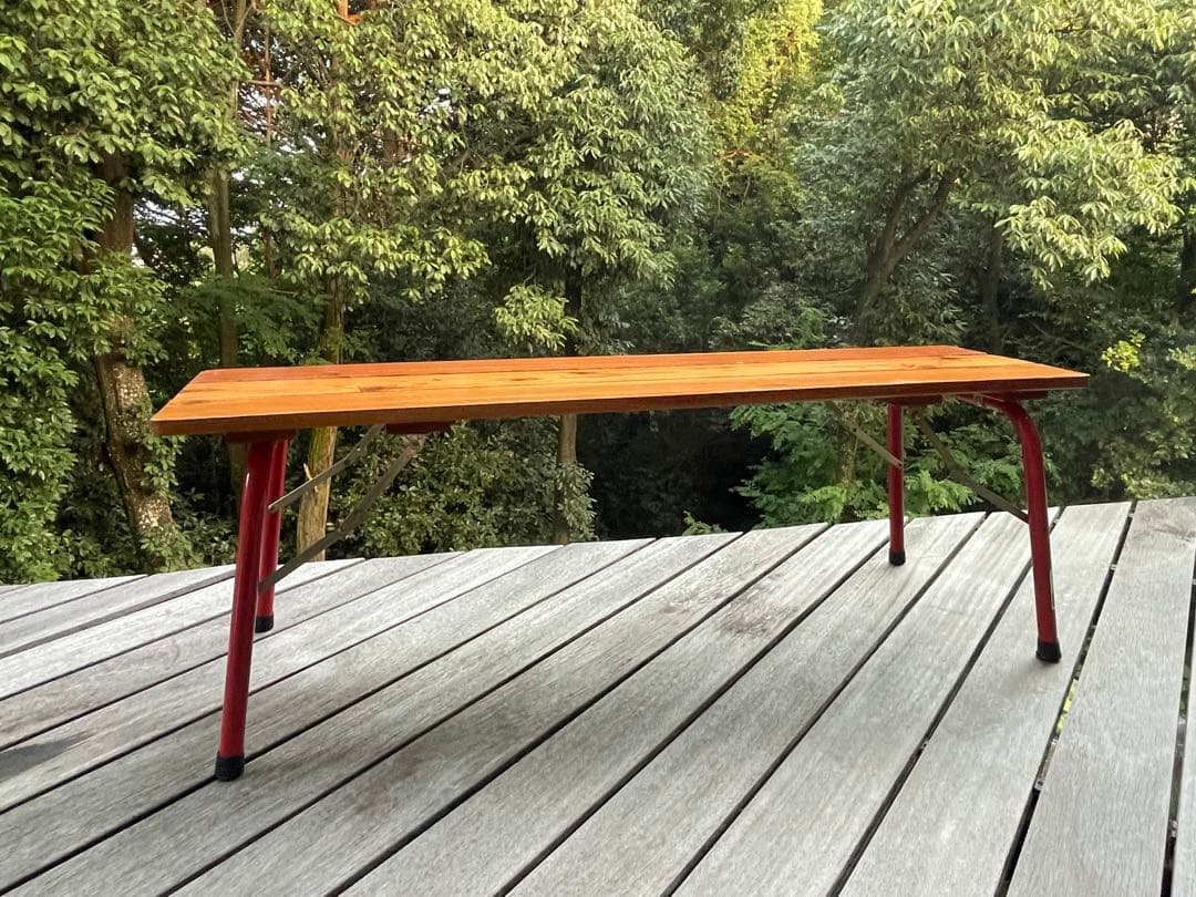 オリジナル　カステルメルリーノ　折りたたみベンチ　イタリア製　ヴィンテージ