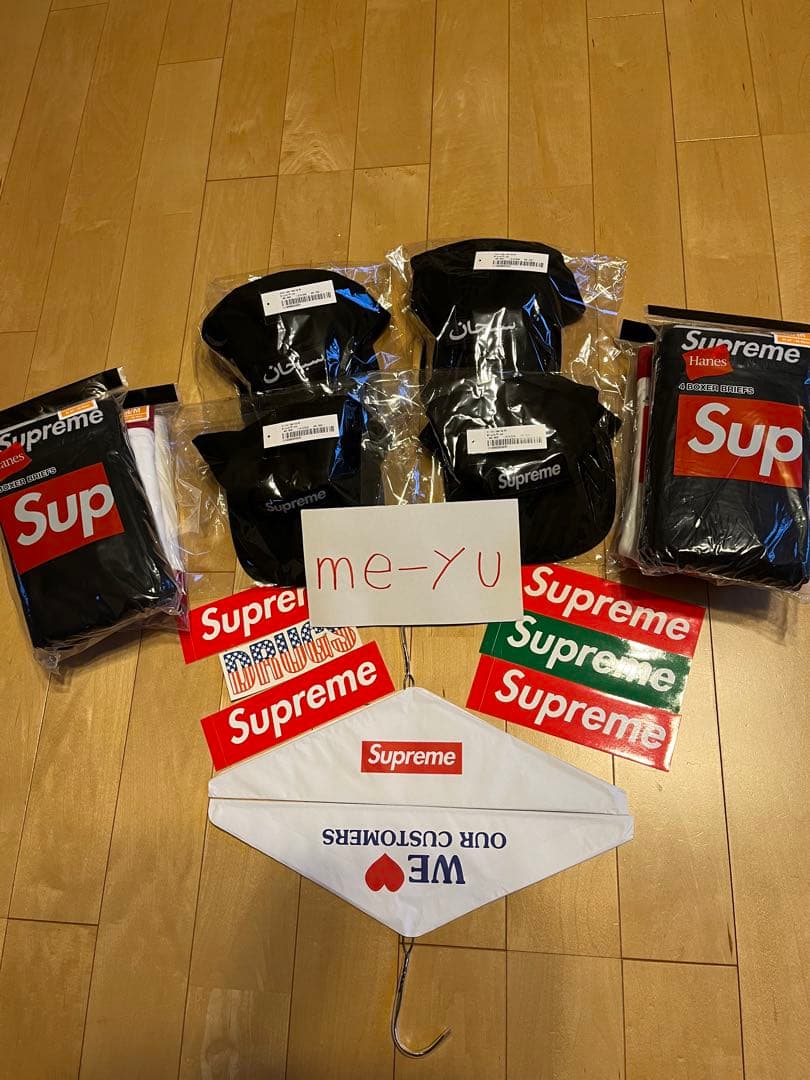 シュプリーム　ヘインズ　ボクサー　パンツ　ソックス　セット　1枚