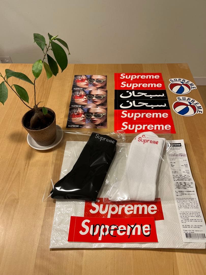 シュプリーム　ヘインズ　ボクサー　パンツ　ソックス　セット　1枚